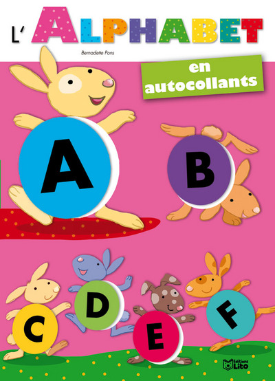 L'alphabet en autocollants : petits lapins