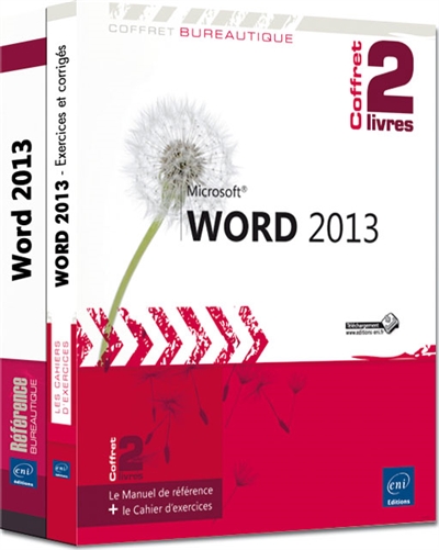Word 2013 : coffret de 2 livres