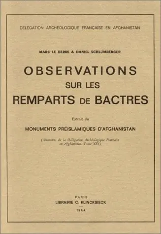 Observations sur les remparts de Bactres