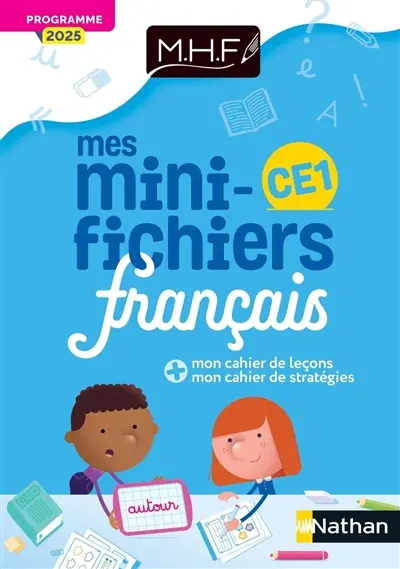 Mes mini-fichiers de français CP : + mon cahier de leçons, mon cahier de stratégies : programme 2025