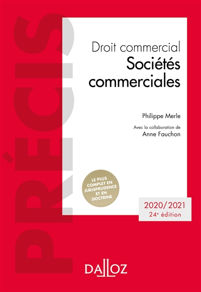 Droit commercial : sociétés commerciales : 2020-2021