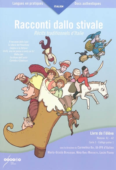 Racconti dallo stivale : livre de l'élève, niveaux A1-A2. Récits traditionnels d'Italie