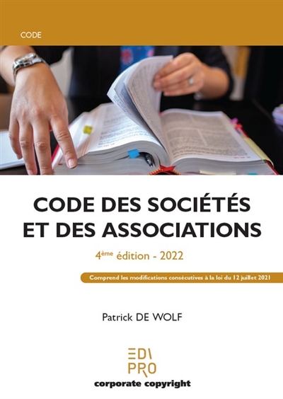 Code des sociétés et des associations : 2022