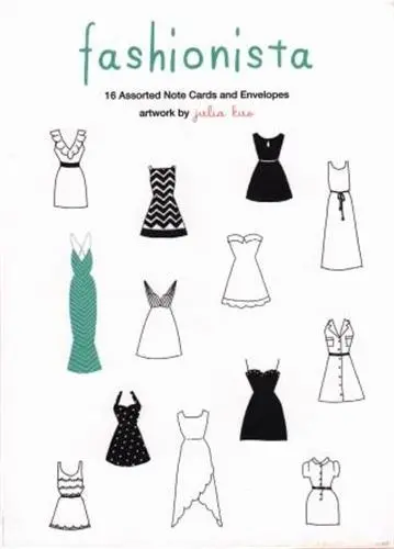 Fashionista Notecards : Artwork by Julia Kuo
