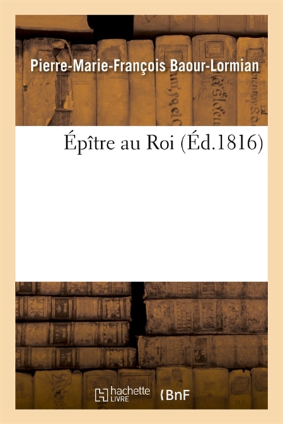 Epître au Roi