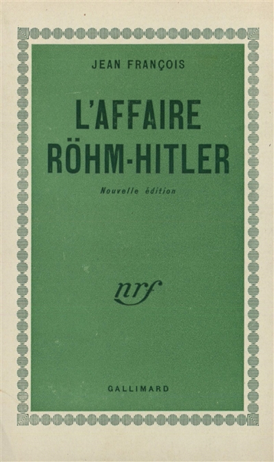 L'affaire Röhm-Hitler