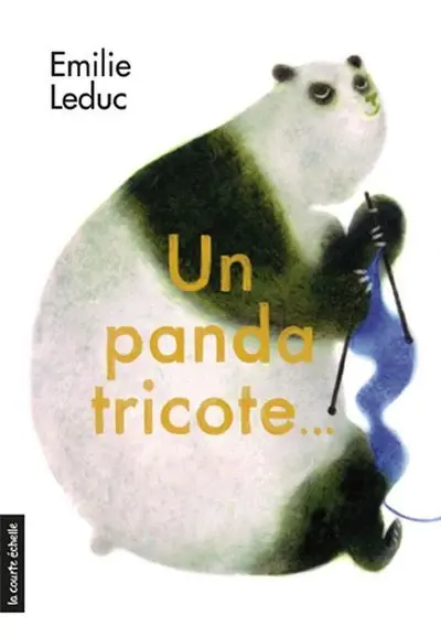Un panda tricote...