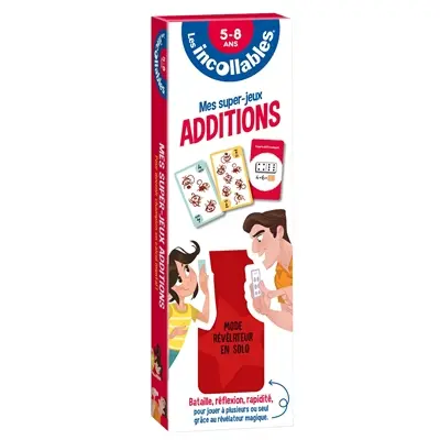 Les incollables : additions, mes super-jeux, 5-8 ans