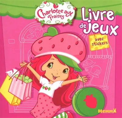 Charlotte aux fraises, livre de jeux