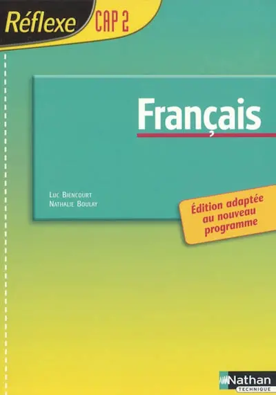 Français CAP 2 : pochette du professeur