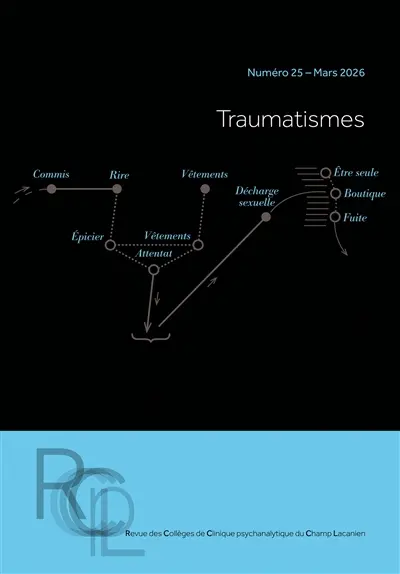 Revue des collèges de clinique psychanalytique du champ lacanien, n° 25. Traumatismes