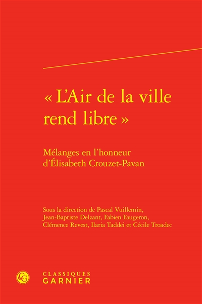 L'air de la ville rend...