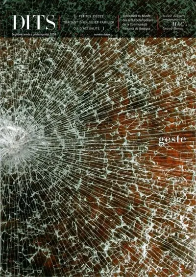 Dits, n° 12. Le geste