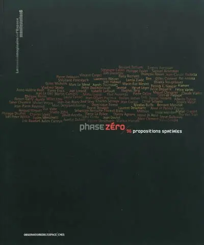 Phase zéro : 96 propositions spatiales, 33 impressions spatiales