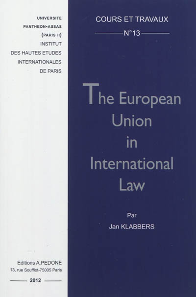 The European Union in international law