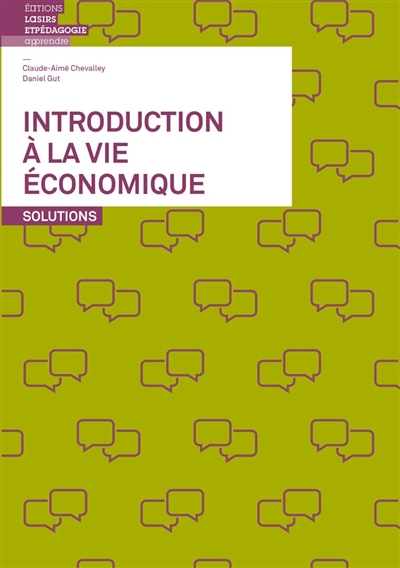Introduction à la vie économique : solutions