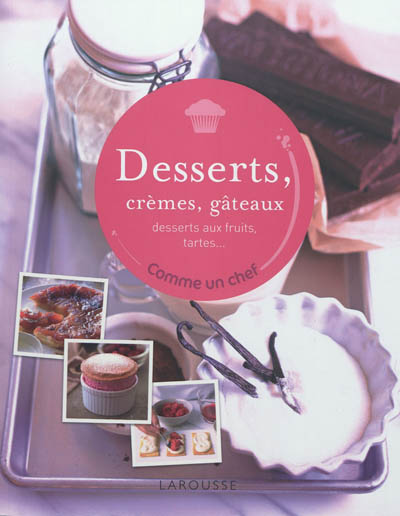 Desserts, crèmes, gâteaux : desserts aux fruits, tartes...