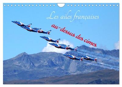 Les ailes françaises au-dessus des cimes (Calendrier mural 2026 DIN A4 vertical), CALVENDO calendrier mensuel : Spectacle aérien au-dessus des Alpes