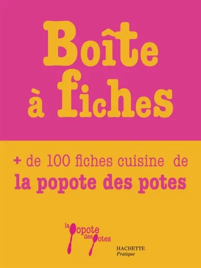 Boîte à fiches : la popote des potes