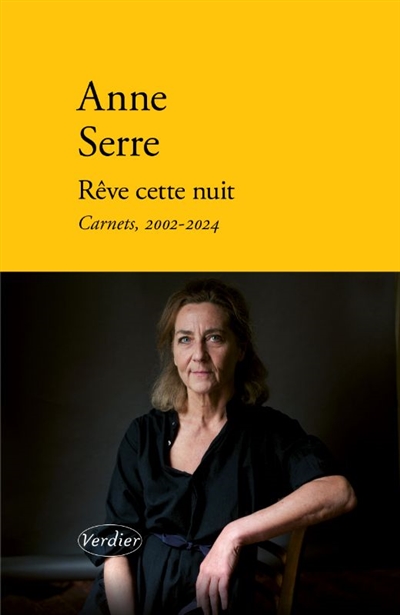 Rêve cette nuit : carnets, 2002-2024