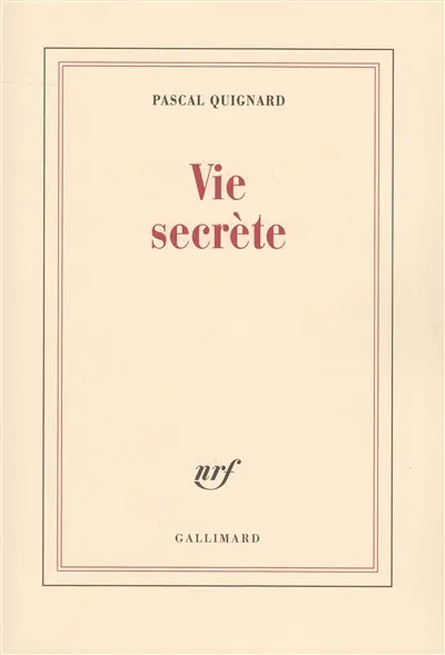 Vie secrète