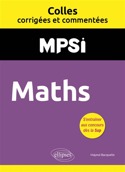 Maths : MPSI