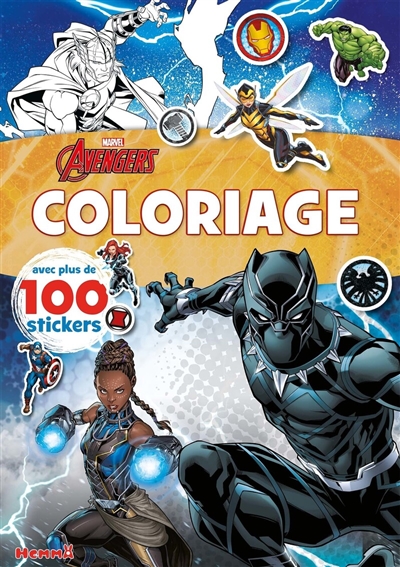 Marvel Avengers : coloriage avec plus de 100 stickers