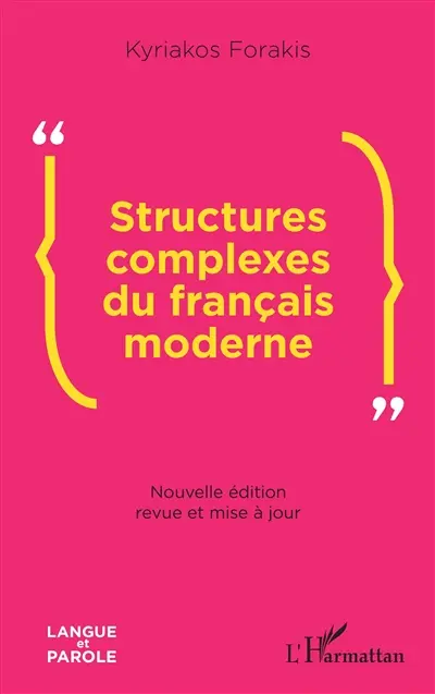 Structures complexes du français moderne