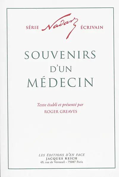 Souvenirs d'un médecin