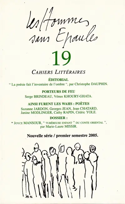 Les Hommes sans Epaules n°19 : Dossier JOYCE MANSOUR