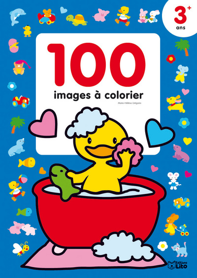 Le canard dans sa baignoire : 100 images à colorier