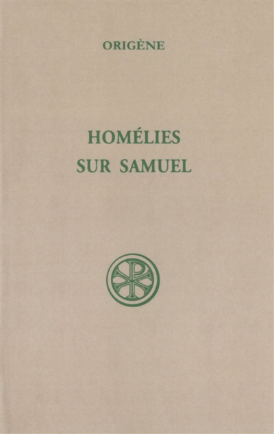 Homélies sur Samuel