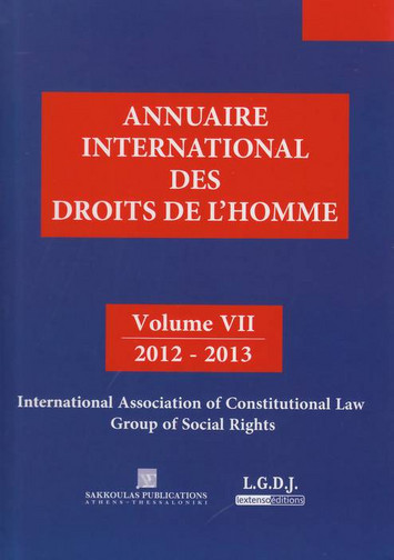 Annuaire international des droits de l'homme. Vol. 7. 2012-2013