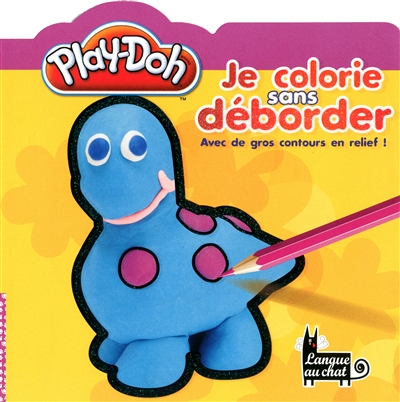 Play Doh, je colorie sans déborder : avec de gros contours en relief !