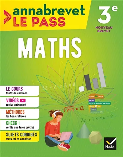 Maths 3e : nouveau brevet