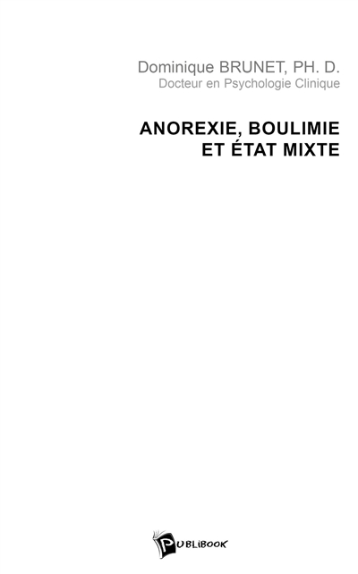 Anorexie, boulimie et état...
