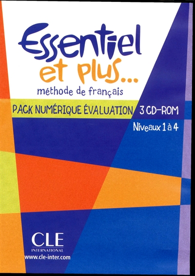 Essentiel et plus... : méthode de français : pack numérique d'évaluation, niveaux 1 à 4