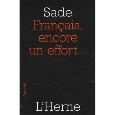 Français, encore un effort