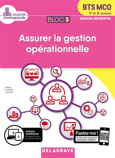 Assurer la gestion opérationnelle, BTS MCO 1re et 2e années : bloc 3