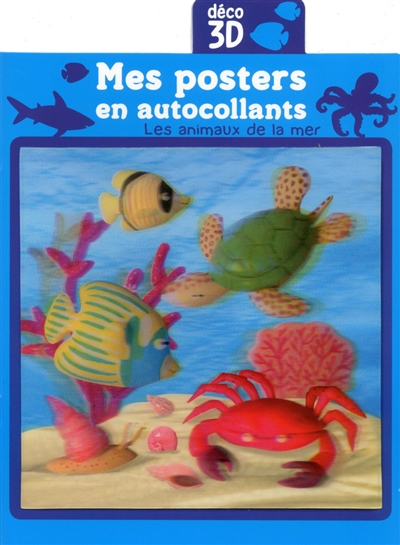 Les animaux de la mer : mes posters en autocollants
