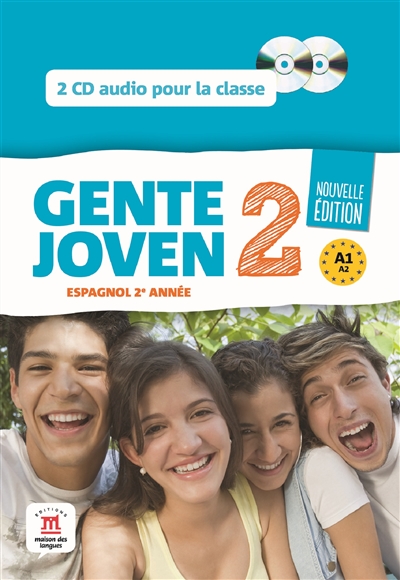 Gente joven 2 : espagnol 2e année : 2 CD audio pour la classe