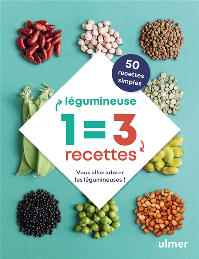1 légumineuse = 3 recettes : vous allez adorer les légumineuses ! : 50 recettes simples - Céline Mingam