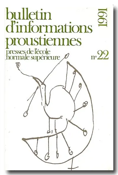 Bulletin d'informations proustiennes, n° 22
