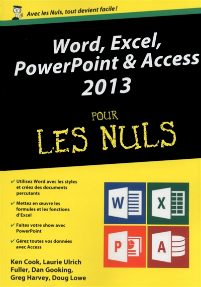 Word Excel Powerpoint Access 2013 Pour Les Nuls