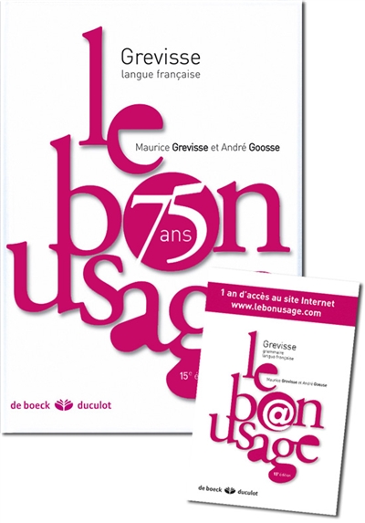 Le bon usage : + scratch book