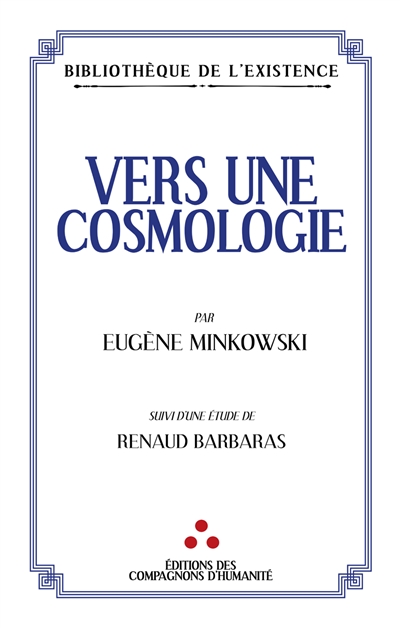 Vers une cosmologie : fragments philosophiques