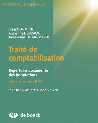 Traité de comptabilisation : répertoire documenté des imputations