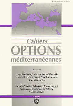 La mycorhization des plantes forestières en milieu aride et semi-aride et la lutte contre la désertification dans le bassin méditerranéen : actes du séminaire du groupe de travail CIHEAM, Zaragoza, Espagne, 15-17 novembre 1995. Mycorrhization of Forest Plants under Arid and Semi-arid Conditions and Desertification Control in the Mediterranean Basin
