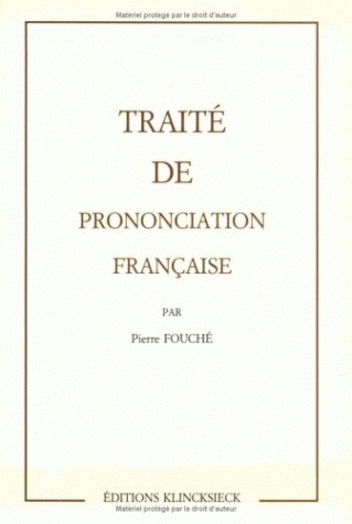 Traité de prononciation française