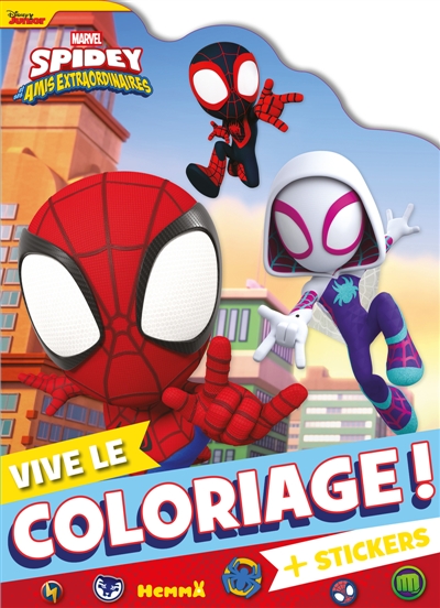 Marvel Spidey et ses amis extraordinaires : Vive le coloriage ! (Team Spidey ville)